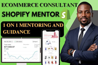 be shopify dropshipping mentor, shopify expert, shopify manager, shopify mentor
