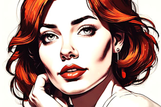 do a unique pop art and street graffiti style modern artwork