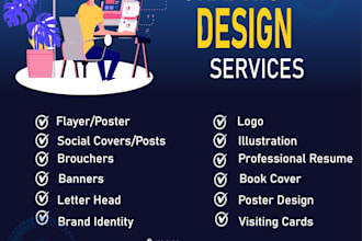 craft professional logo, social media posts and stationary