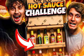 generate click bait, attractive and catching thumbnail
