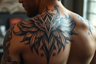 create a profesional tribal tattoo design