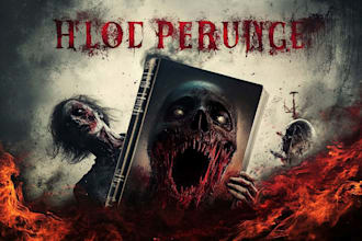 create your vintage horror comic cover style