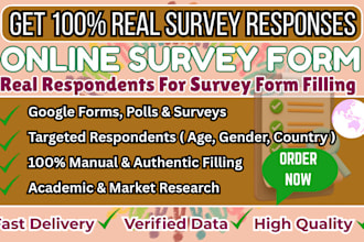 get 1000 audience respondents to fill your online survey form google form polls
