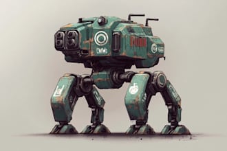 paint warhammer themed illustration