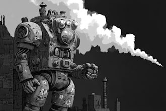 create a warhammer illustration
