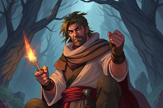 illustrate your character for novel, ebook, game scene