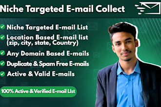 build niche targeted verified email list for email marketing