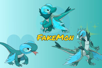 draw pokemon digimon pokemon character fakemon tcg pokemon card funks anime logo