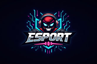 do gamer esport mascot logo design