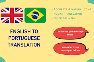 translate text or video from english to portuguese