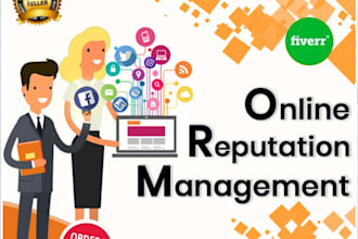 online reputation management, ORM, positive reputation build and reverse seo