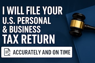 file your US personal or business tax return accurately