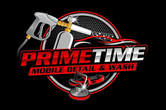 design automotive, trucking, garage, auto detailing, and car wash logo