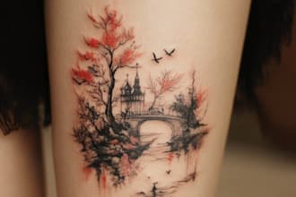 make you a traditional old school tattoo style design