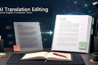 edit ai chinese to english translations naturally