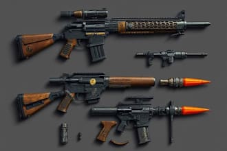 draw or design weapons and props