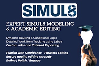 simul8 process modeling and professional manuscript editing