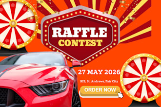 build raffle website giveway website competation website ticket website