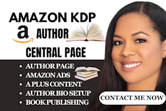 setup author central page with amazon ads campaign for amazon kdp book promotion