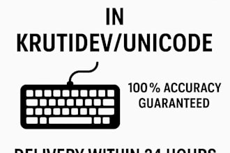 do fast hindi typing in krutidev or unicode