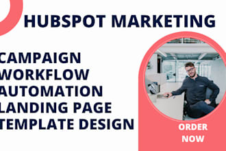 build and optimize your hubspot CRM, email marketing, automation, and help desk