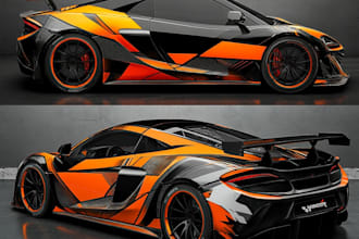 design a premium van wrap design, car wrap design