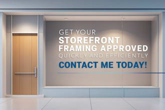do cold formed steel cfs framing for retail storefronts and stamp for approval
