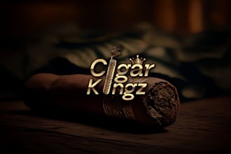 do awesome cigar label, cigar band, cigar ring and cigar box logo design