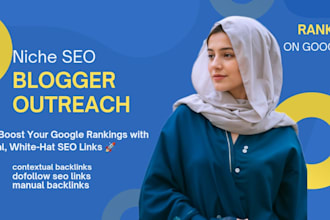 do blogger outreach with contextual backlinks on niche relevant guest posts