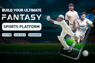build secure,scalable fantasy sports gaming platform with ai