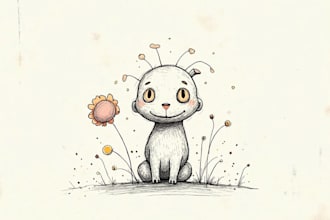 draw doodle illustration like your request for any purpose