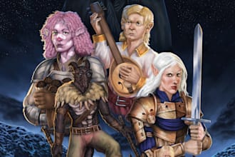 paint your dark fantasy or full dnd party