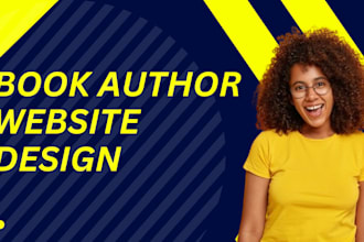 build a professional author website, book author website, or ebook website