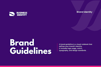 build a detailed brand guideline and visual identity guide