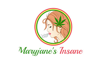 design a unique marijuana or cannabis logo
