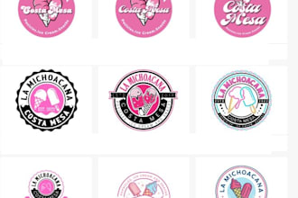 do ice cream, candy, chocolate, bakery, sweets, or food logo
