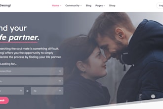 build dating website online dating wordpress website with video chat feature
