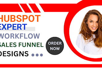 be your hubspot expert for CRM, email marketing, automation, and help desk setup
