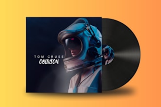 design modern album, single cover artwork