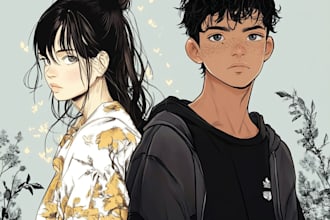 write the script of your comic, anime or manga