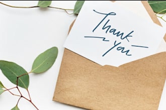 write professional thank you notes that leave a lasting impression