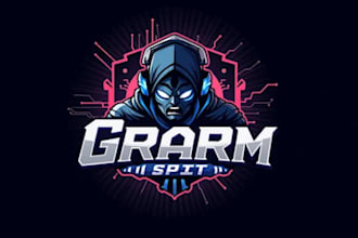 do modern gamer esport mascot logo design
