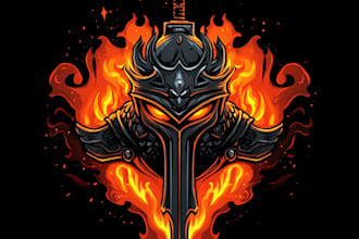 design a fantasy game logo and branding