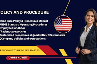 write home care agency policy, procedure manual, and licensing guide for USA, eu