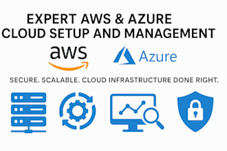set up, optimize, and manage your AWS or azure cloud infrastructure