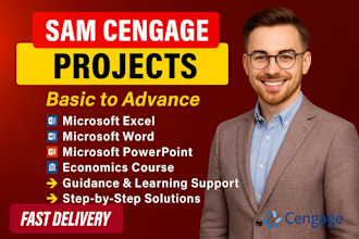 do sam cengage, ms office, excel, word, access, and powerpoint projects