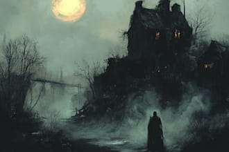 do artwork for tshirt dark art, horror, creepy illustration