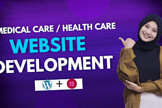 design a medical, clinic, or healthcare wordpress website professionally