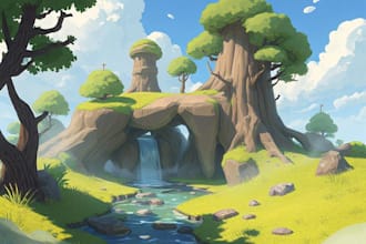 create environment concept art