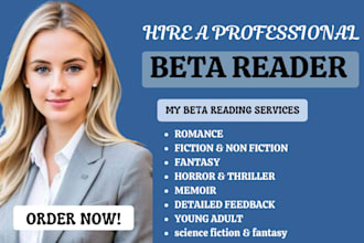 be your romance beta reader